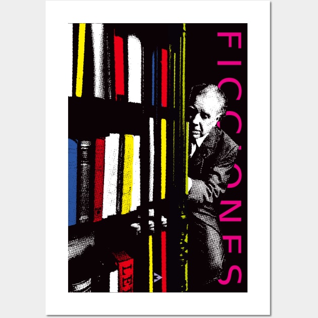 Jorge Luis Borges - Ficciones Wall Art by Exile Kings 